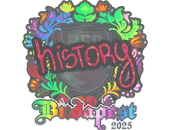 Sticker | History (Holo) | Budapest 2025 image