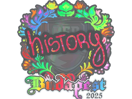 Sticker | History (Holo) | Budapest 2025 image