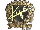 Sticker | kye (Gold) | Budapest 2025 image