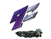 Sticker | 9z Team (Glitter) | Antwerp 2022 image