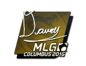 Sticker | DAVEY | MLG Columbus 2016 image