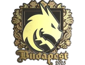 Sticker | Team Spirit (Gold) | Budapest 2025 image