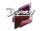 Sticker | dupreeh (Foil) | Boston 2018 image