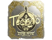 Sticker | Techno4K (Gold) | Austin 2025 image