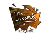 Sticker | dennis (Foil) | Cologne 2016 image