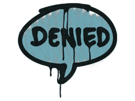 Sealed Graffiti | Denied (Wire Blue) image