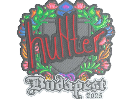 Sticker | huNter- (Embroidered) | Budapest 2025 image