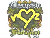 Sticker | ropz (Champion) | Budapest 2025 image