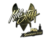 Sticker | misutaaa (Gold) | Stockholm 2021 image