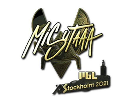 Sticker | misutaaa (Gold) | Stockholm 2021 image