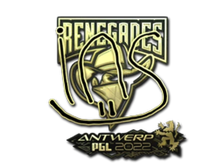 Sticker | ins (Gold) | Antwerp 2022 image