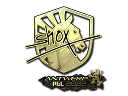 Sticker | shox (Gold) | Antwerp 2022 image