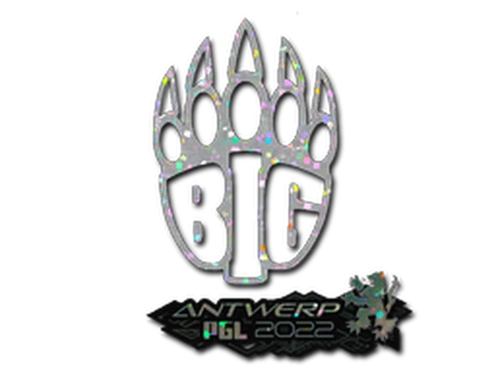 Sticker | BIG (Glitter) | Antwerp 2022 image