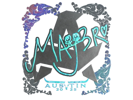 Sticker | MAJ3R (Holo) | Austin 2025 image