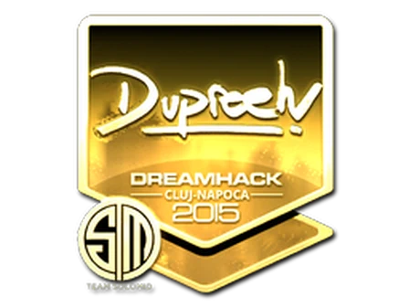 Sticker | dupreeh (Gold) | Cluj-Napoca 2015 image