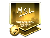 Sticker | MSL (Gold) | Cluj-Napoca 2015 image