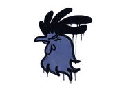 Sealed Graffiti | Cocky (SWAT Blue) image