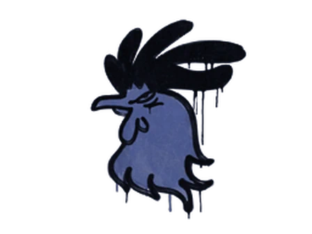 Sealed Graffiti | Cocky (SWAT Blue) image