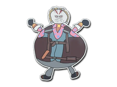 Sticker | Poorly Drawn Bloody Darryl image