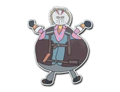 Sticker | Poorly Drawn Bloody Darryl image