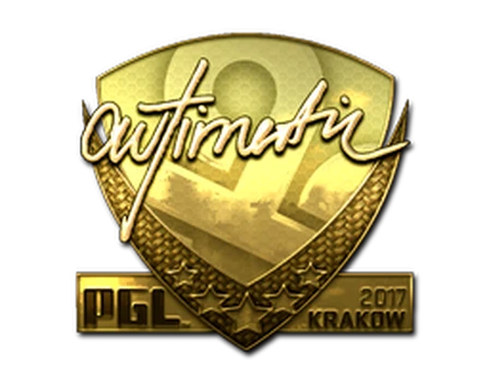 Sticker | autimatic (Gold) | Krakow 2017 image