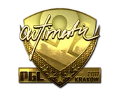 Sticker | autimatic (Gold) | Krakow 2017 image