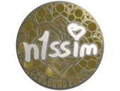Sticker | n1ssim (Foil) | Cologne 2026 image