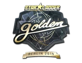 Sticker | Golden (Gold) | Berlin 2019 image