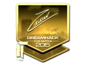 Sticker | Ex6TenZ (Gold) | Cluj-Napoca 2015 image