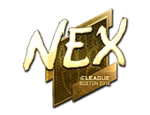 Sticker | nex (Gold) | Boston 2018 image