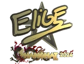 Sticker | EliGE (Gold) | Shanghai 2024 image