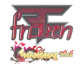 Sticker | frozen (Glitter) | Shanghai 2024 image