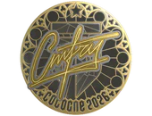 Sticker | cmtry (Gold) | Cologne 2026 image