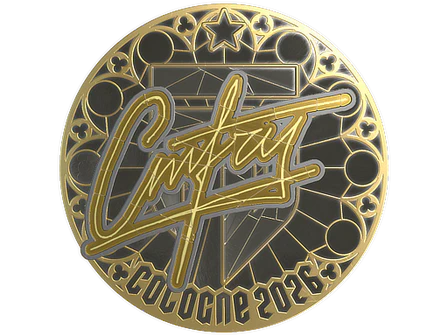 Sticker | cmtry (Gold) | Cologne 2026 image