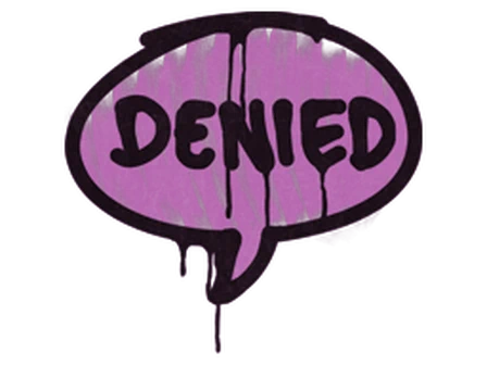 Sealed Graffiti | Denied (Bazooka Pink) image