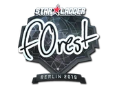 Sticker | f0rest (Foil) | Berlin 2019 image