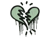 Sealed Graffiti | Broken Heart (Cash Green) image