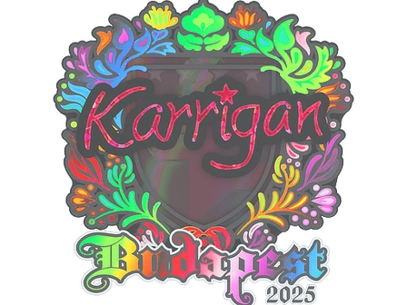 Sticker | karrigan (Holo) | Budapest 2025 image