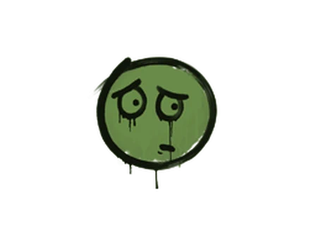 Sealed Graffiti | Worry (Battle Green) image