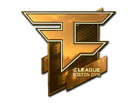 Sticker | FaZe Clan (Gold) | Boston 2018 image