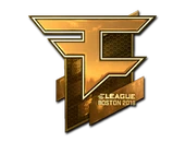 Sticker | FaZe Clan (Gold) | Boston 2018 image