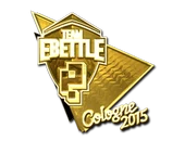 Sticker | Team eBettle (Gold) | Cologne 2015 image