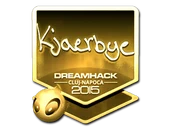 Sticker | Kjaerbye (Gold) | Cluj-Napoca 2015 image