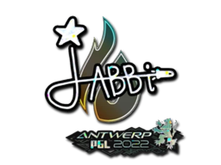 Sticker | jabbi (Glitter) | Antwerp 2022 image