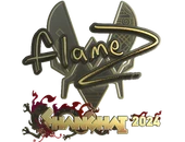 Sticker | FlameZ (Gold) | Shanghai 2024 image