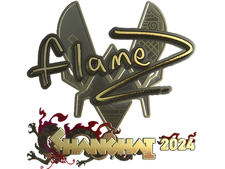 Sticker | FlameZ (Gold) | Shanghai 2024 image
