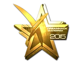 Sticker | Vexed Gaming (Gold) | Cluj-Napoca 2015 image