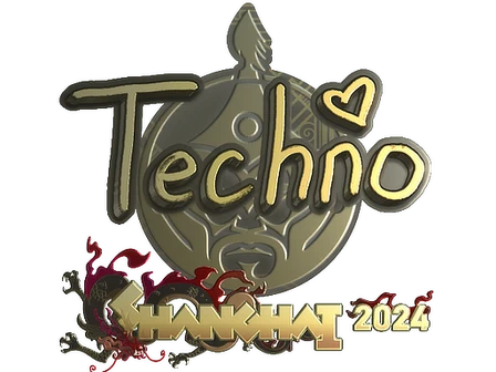 Sticker | Techno4K (Gold) | Shanghai 2024 image