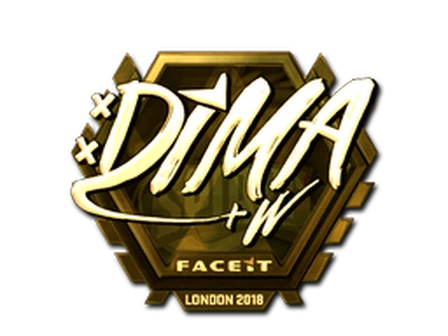 Sticker | Dima (Gold) | London 2018 image