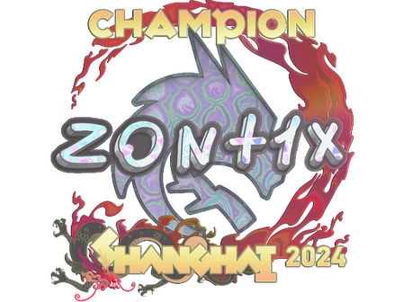 Sticker | zont1x (Holo, Champion) | Shanghai 2024 image